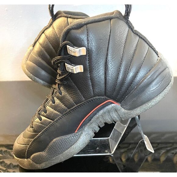 Nike Air Jordan 12 Retro Utility Shoes Boys 6.5Y Black Lace Up Sneakers Womens 8 - Picture 9 of 13